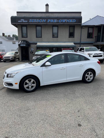 2016 Chevrolet Cruze Limited for sale at Sisson Pre-Owned in Uniontown PA