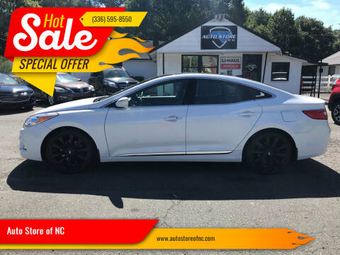 2013 Hyundai Azera for sale at Auto Store of NC in Walkertown NC