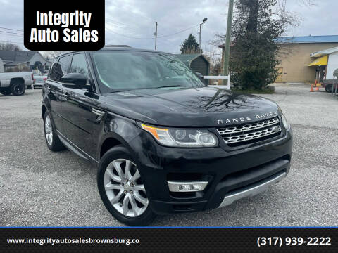 2015 Land Rover Range Rover Sport for sale at Integrity Auto Sales in Brownsburg IN