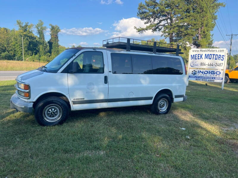 2001 Chevrolet Express for sale at MEEK MOTORS in Powhatan VA