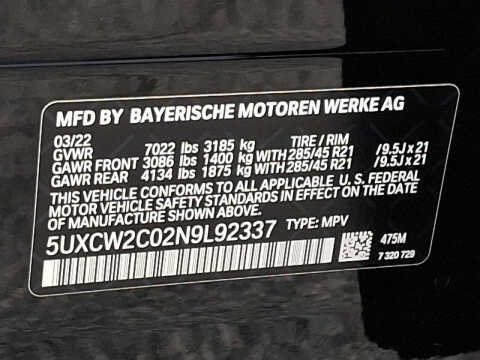 2022 BMW X7 xDrive40i