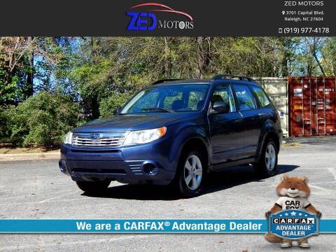 2011 Subaru Forester for sale at Zed Motors in Raleigh NC