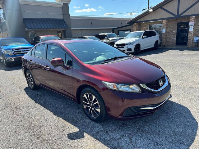 2015 Honda Civic for sale at Auto Haven Frisco in Frisco, TX