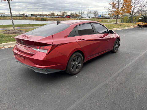 2022 Hyundai Elantra Hybrid Blue