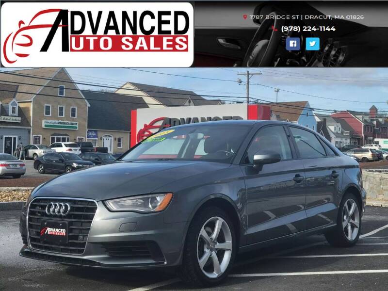 2015 Audi A3 for sale at Advanced Auto Sales in Dracut MA