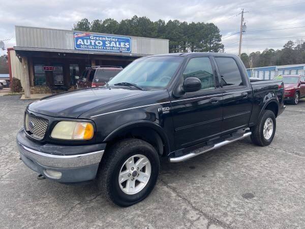 2002 Ford F-150 for sale at Greenbrier Auto Sales in Greenbrier AR