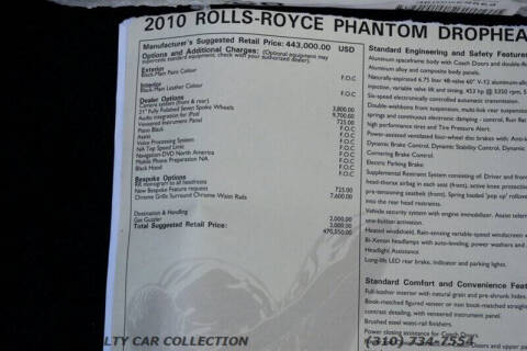 2010 Rolls-Royce Phantom Drophead Coupe