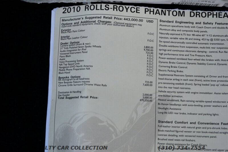 2010 Rolls-Royce Phantom Drophead Coupe