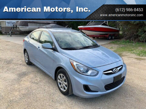 2013 Hyundai Accent for sale at American Motors, Inc. in Farmington MN