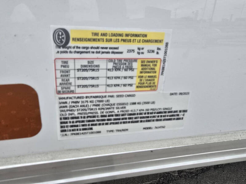 2026 ALLURE TRAILERS 7x14