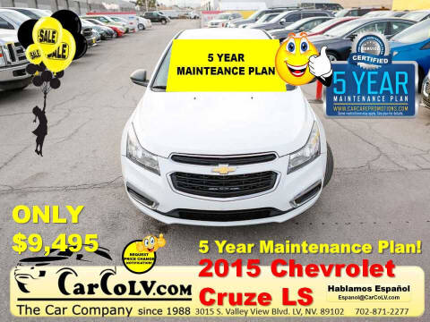 2015 Chevrolet Cruze for sale at The Car Company in Las Vegas NV