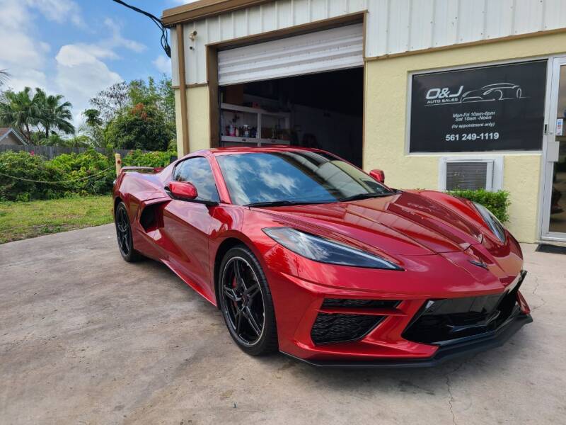 2021 Chevrolet Corvette for sale at O & J Auto Sales in Royal Palm Beach FL