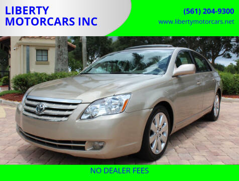 2006 Toyota Avalon for sale at LIBERTY MOTORCARS INC in Royal Palm Beach FL