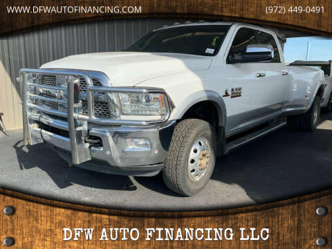 2018 RAM 3500 for sale at Bad Credit Call Fadi in Dallas TX