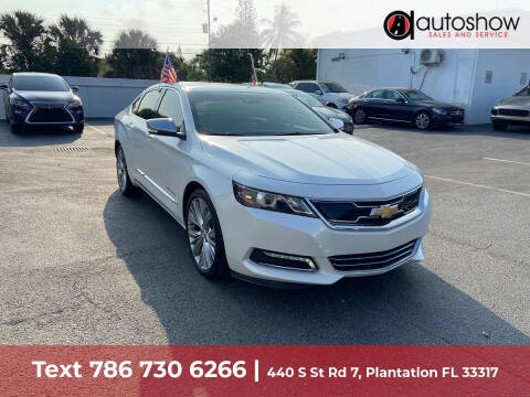 2017 Chevrolet Impala for sale at AUTOSHOW SALES & SERVICE in Plantation FL