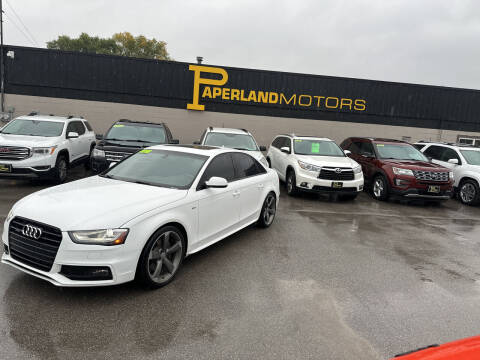 2016 Audi A4 for sale at PAPERLAND MOTORS in Green Bay WI