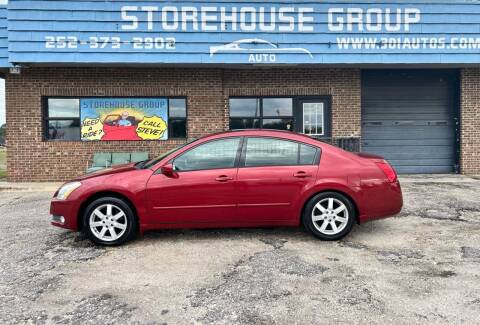 2006 Nissan Maxima for sale at Storehouse Group in Wilson NC