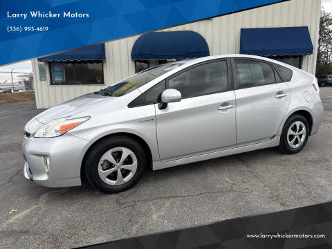 2014 Toyota Prius for sale at Larry Whicker Motors in Kernersville NC