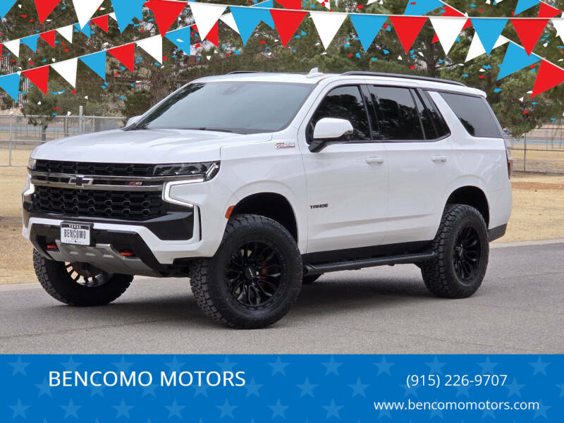 2021 Chevrolet Tahoe for sale at BENCOMO MOTORS in El Paso TX
