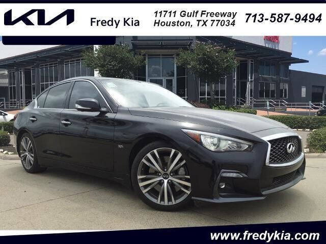 2019 Infiniti Q50 for sale at FREDYS CARS FOR LESS in Houston TX