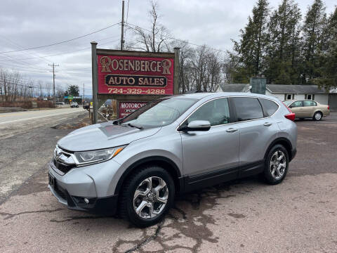 2018 Honda CR-V for sale at Rosenberger Auto Sales LLC in Markleysburg PA