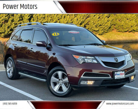 2012 Acura MDX for sale at Power Motors in Halethorpe MD