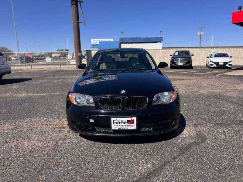 2009 BMW 1 Series for sale at MASTERS AUTO SALE LLC in Lubbock TX