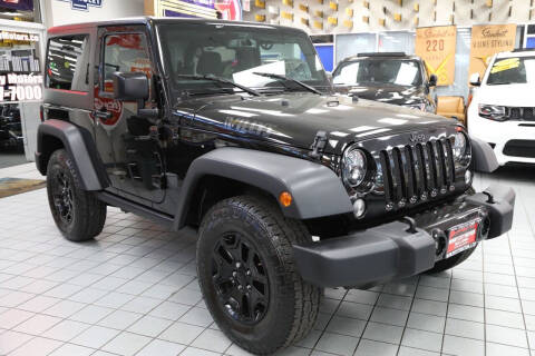 2016 Jeep Wrangler for sale at Windy City Motors in Chicago IL