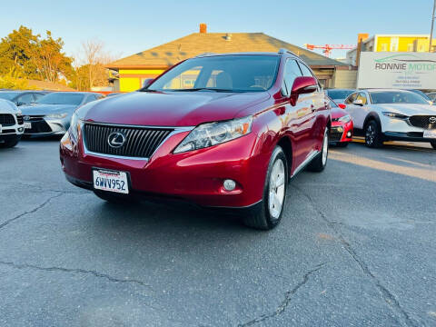 2011 Lexus RX 350 for sale at Ronnie Motors LLC in San Jose CA