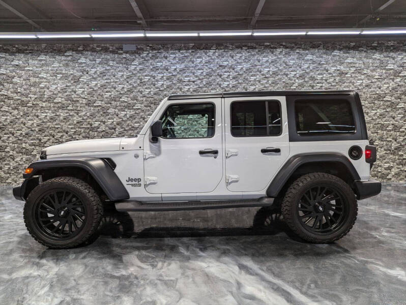 Used 2020 Jeep Wrangler Unlimited Sport S with VIN 1C4HJXDGXLW170870 for sale in Detroit, MI