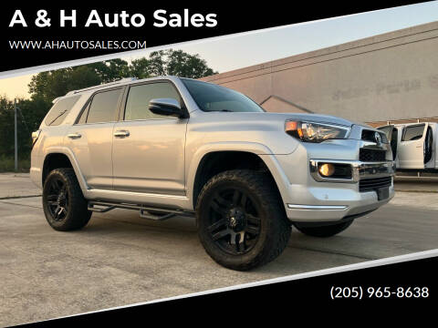 2018 Toyota 4Runner for sale at A & H Auto Sales in Clanton AL