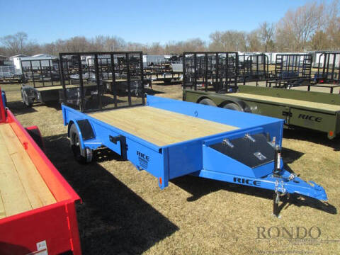 2026 Rice Trailers Single Axle Utility SST7612