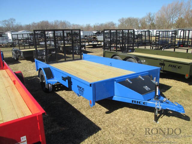 2026 Rice Trailers Single Axle Utility SST7612