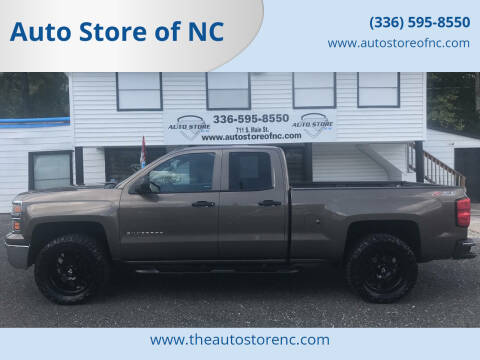 2014 Chevrolet Silverado 1500 for sale at Auto Store of NC in Walnut Cove NC