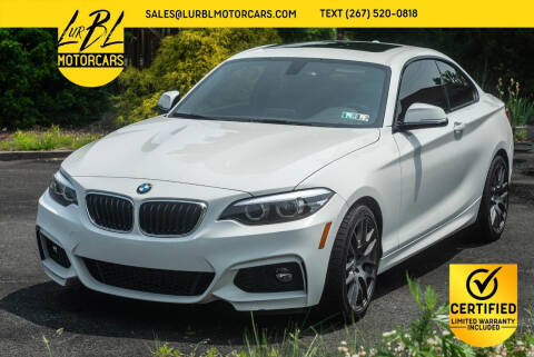 2018 BMW 2 Series for sale at LurBL Motorcars in Aston PA