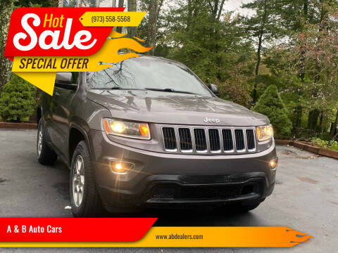 2016 Jeep Grand Cherokee for sale at A & B Auto Cars in Newark NJ