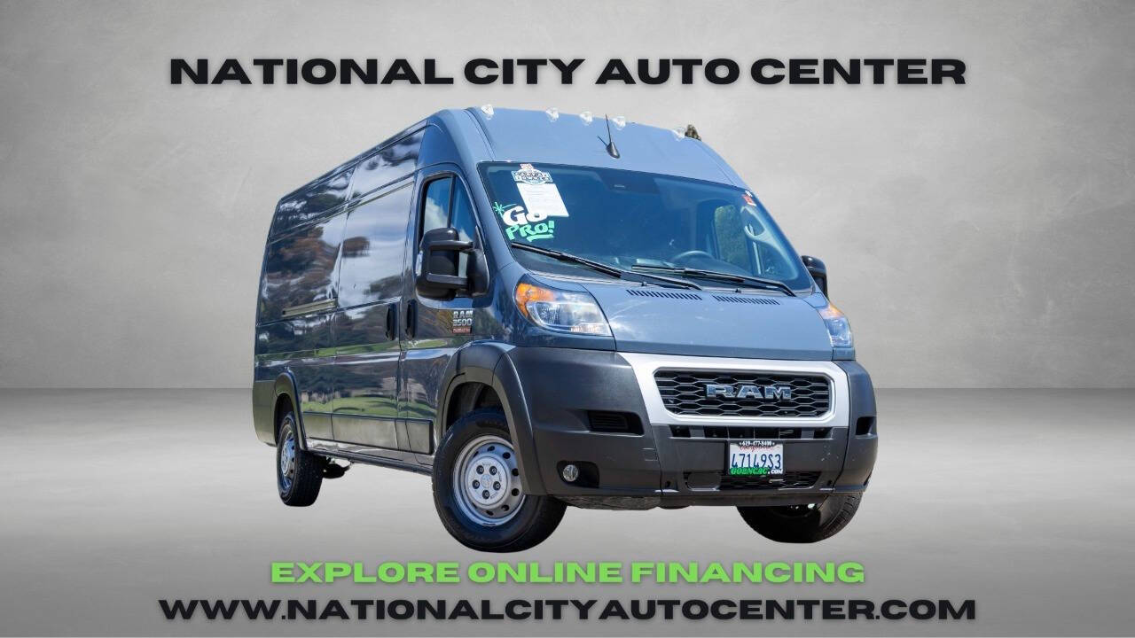 used 2022 Ram ProMaster 3500 159 WB 3dr High Roof Extended Cargo Van