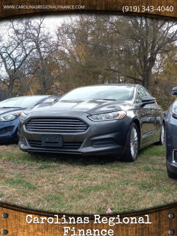 2016 Ford Fusion Hybrid for sale at Carolinas Regional Finance in Henderson NC