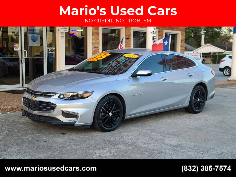 2018 Chevrolet Malibu for sale at Mario's Used Cars - South Houston Location in South Houston TX