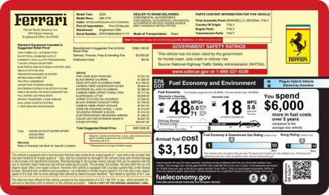 2024 Ferrari 296 GTS