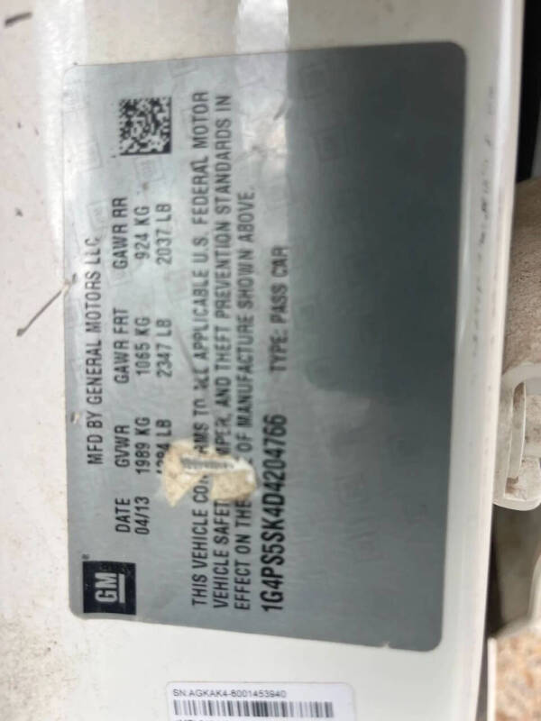 2013 Buick Verano Leather Group