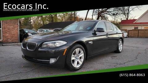 2012 BMW 5 Series for sale at Ecocars Inc. in Nashville TN