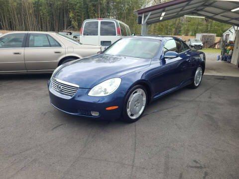 2003 Lexus SC 430 for sale at TR MOTORS in Gastonia NC