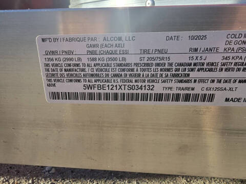 2026 Alcom 6x12  XLT Pro Series