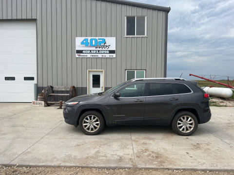 2014 Jeep Cherokee for sale at 402 Autos in Lindsay NE