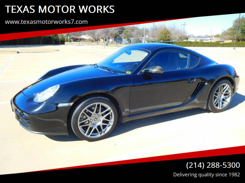 2008 Porsche Cayman for sale at TEXAS MOTOR WORKS in Arlington TX