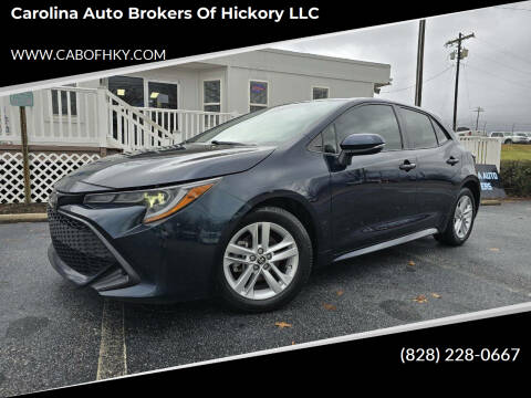 2021 Toyota Corolla Hatchback for sale at Carolina Auto Brokers of Hickory LLC in Hickory NC