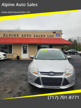 2012 Ford Focus for sale at Alpine Auto Sales in Carlisle PA