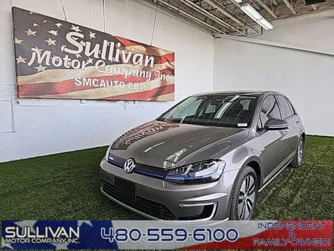 2016 Volkswagen e-Golf for sale at SULLIVAN MOTOR COMPANY INC. in Mesa AZ