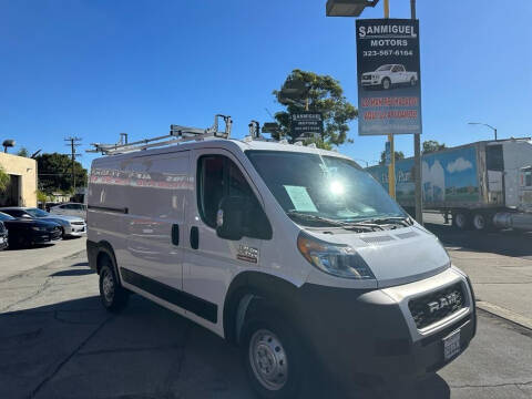 2019 RAM ProMaster for sale at Sanmiguel Motors in South Gate CA